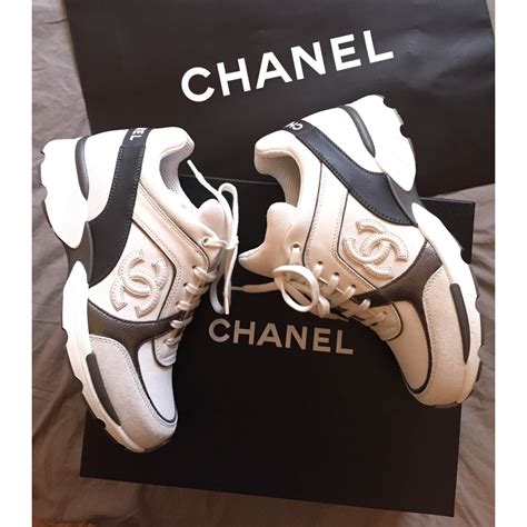 basket chanel femme blanche